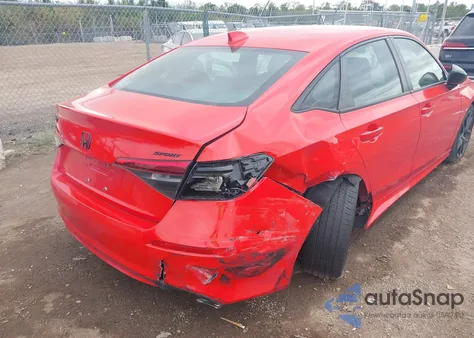 2022 Honda Civic Sport z USA, uszkodzony, nr VIN 2HGFE2F50NH599920